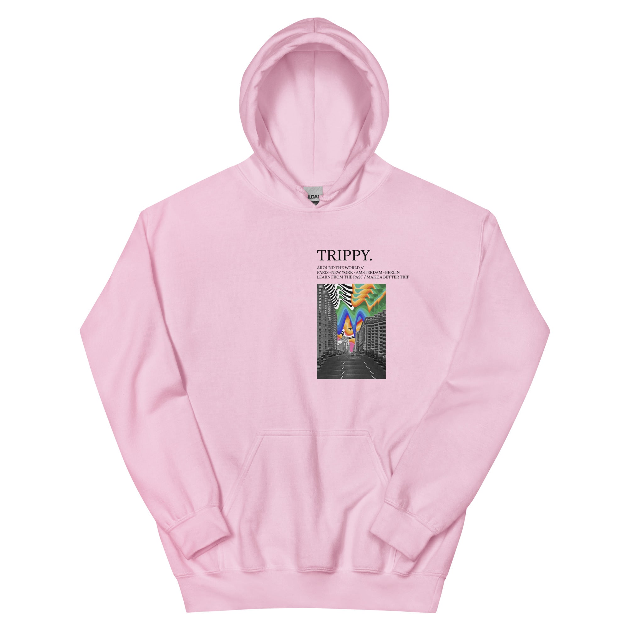Trippy New York Times Kapuzenpullover