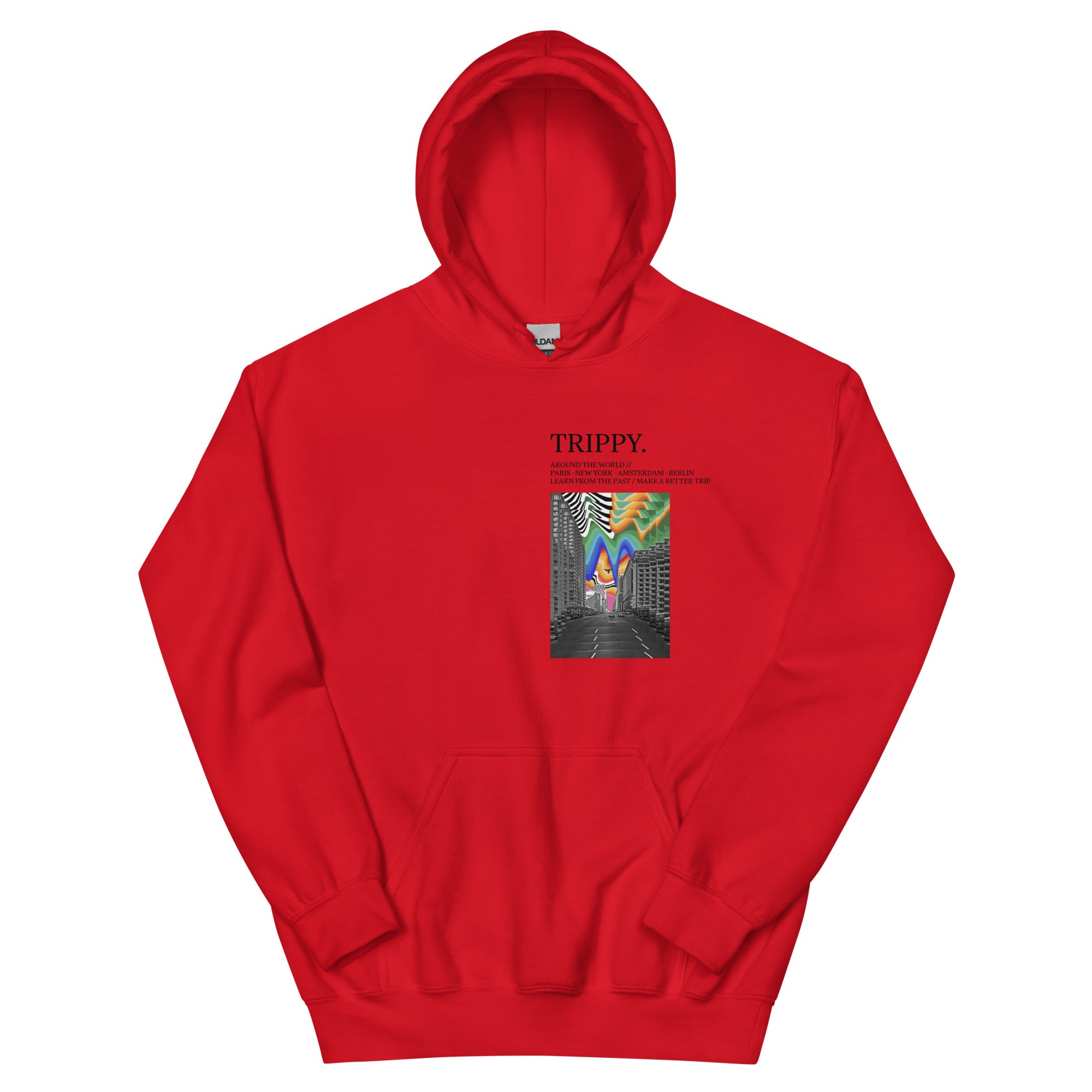 Trippy New York Times Kapuzenpullover