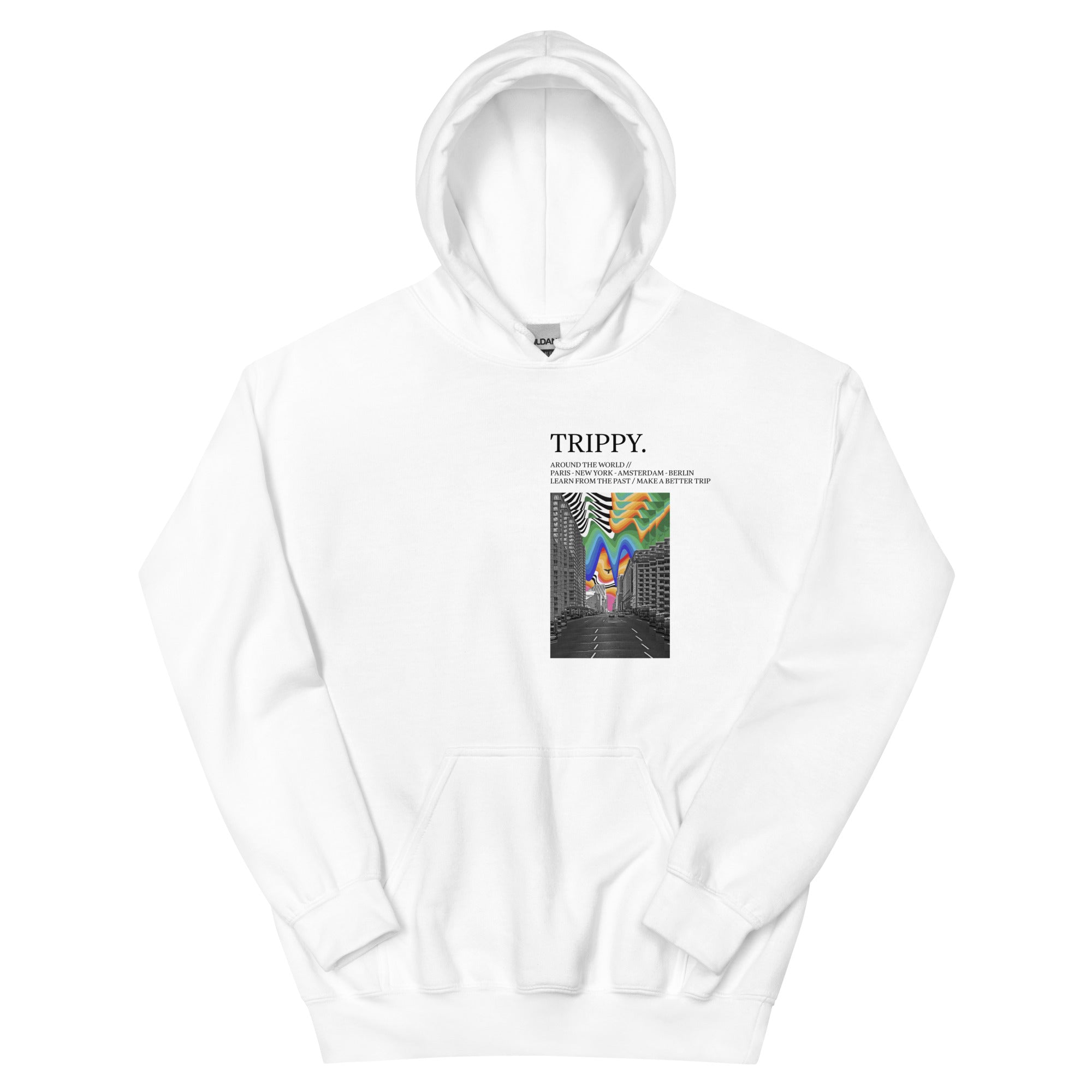 Trippy New York Times Kapuzenpullover