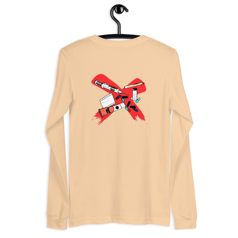 X All DRUGS Langarmshirt