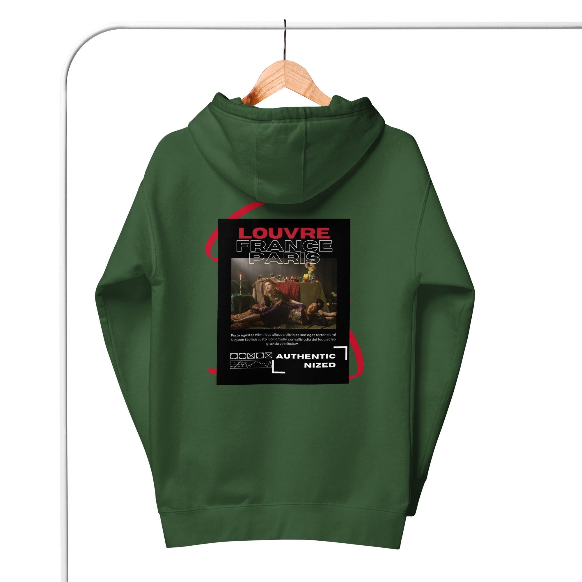 Louvre Paris Art Kapuzenpullover