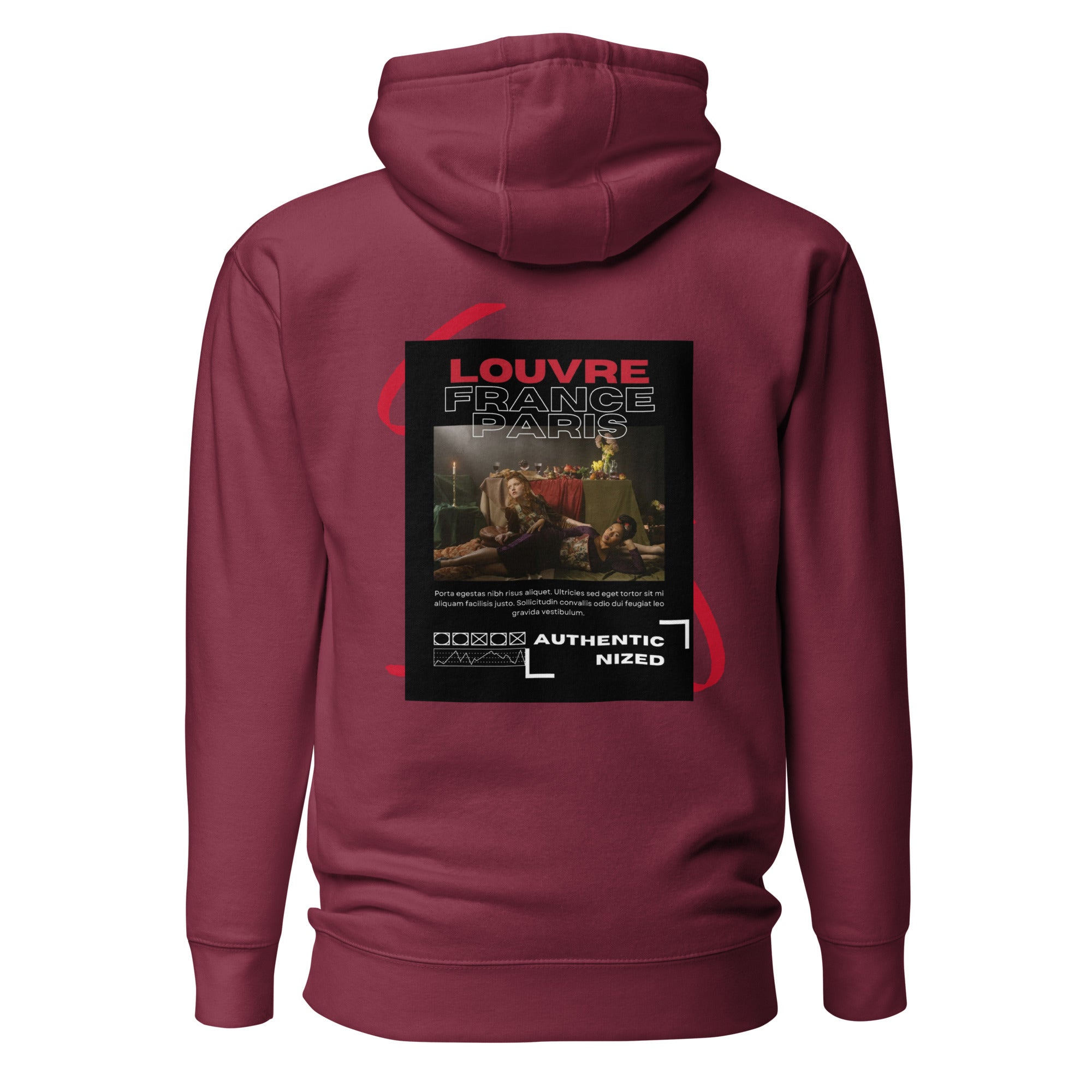 Louvre Paris Art Kapuzenpullover