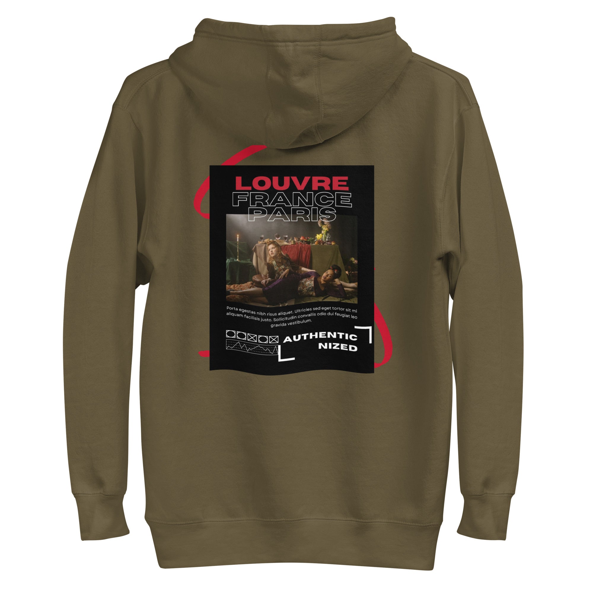 Louvre Paris Art Kapuzenpullover