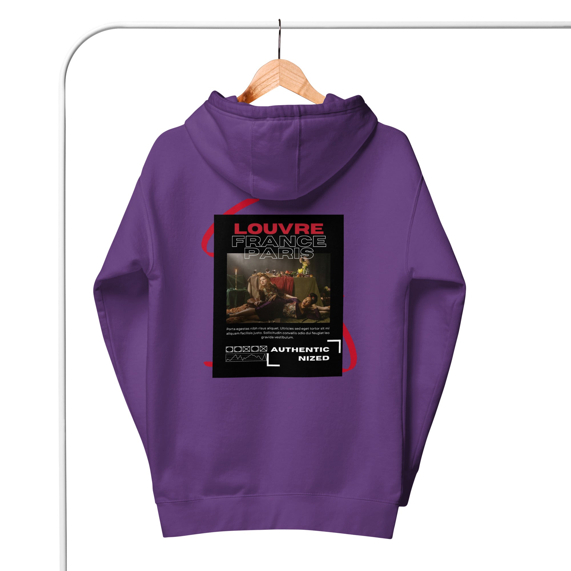 Louvre Paris Art Kapuzenpullover