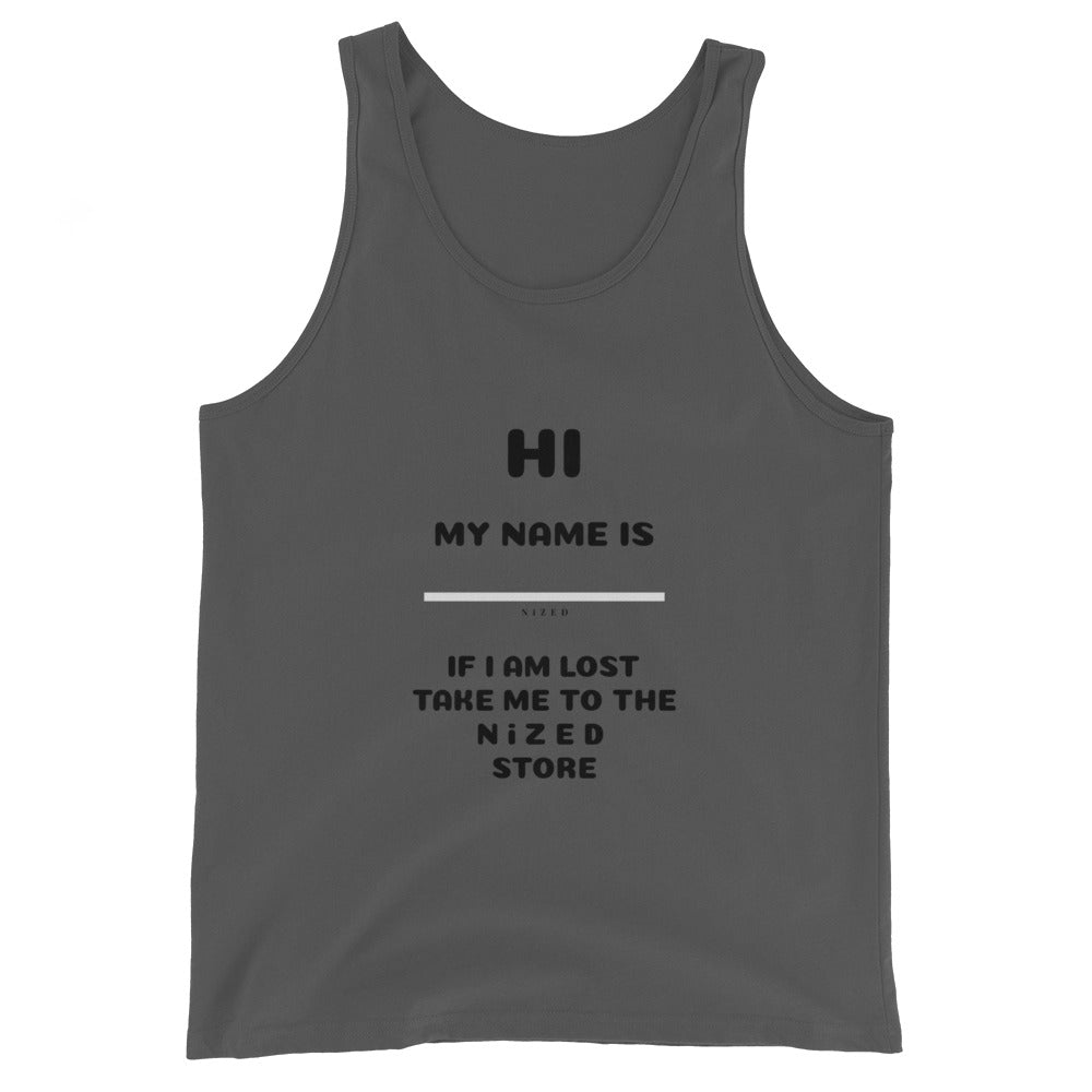 HI MY NAME IS X Tank-Top