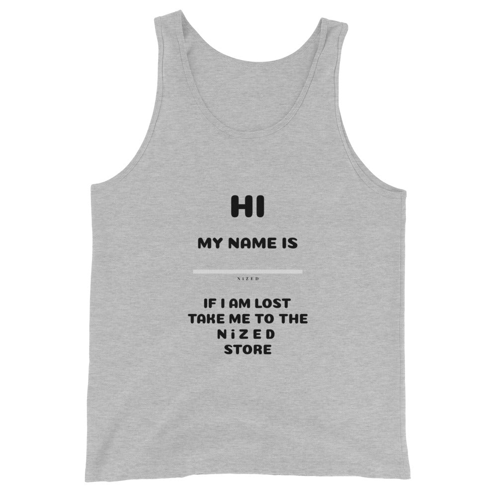 HI MY NAME IS X Tank-Top