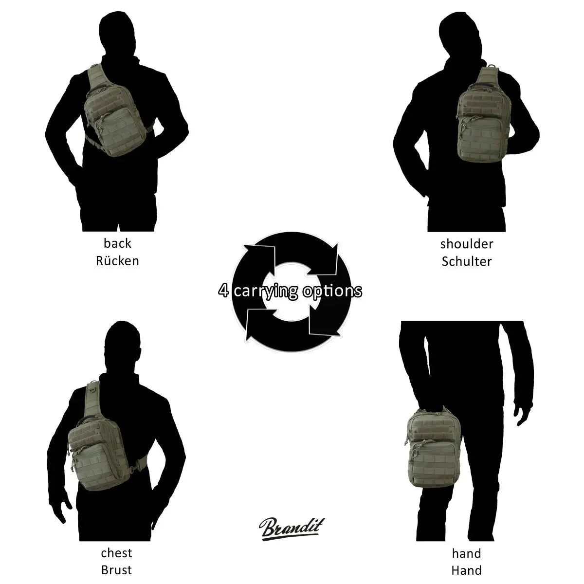 US Cooper Every Day Carry Sling (Shoulder Bag) - noodosz - Norvine - 