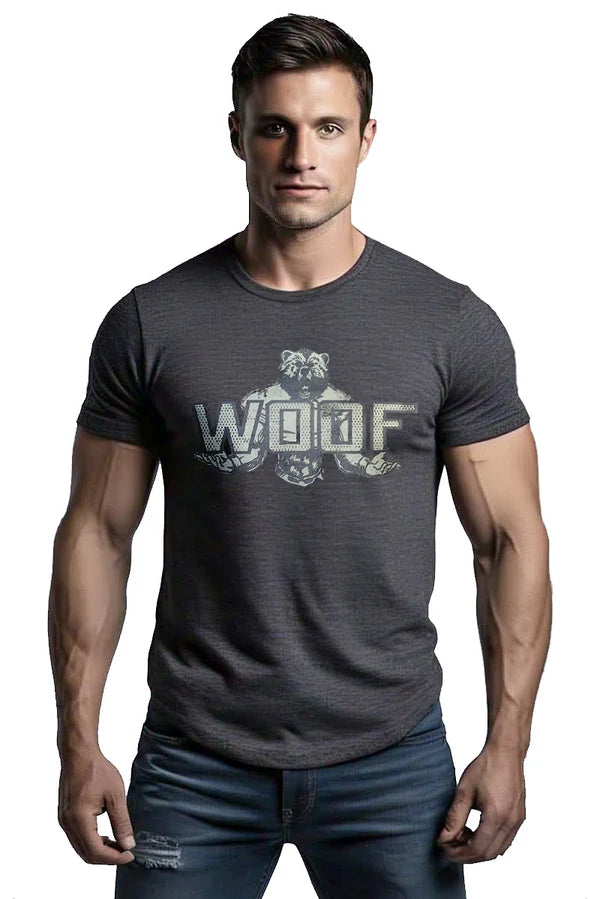 ajaxx63 WOOF BEAR, T-Shirt print ajaxx63 Kleidung & Accessoires:Herren:Herrenmode:Shirts & Hemden:T-Shirts nudosz.myshopify.com